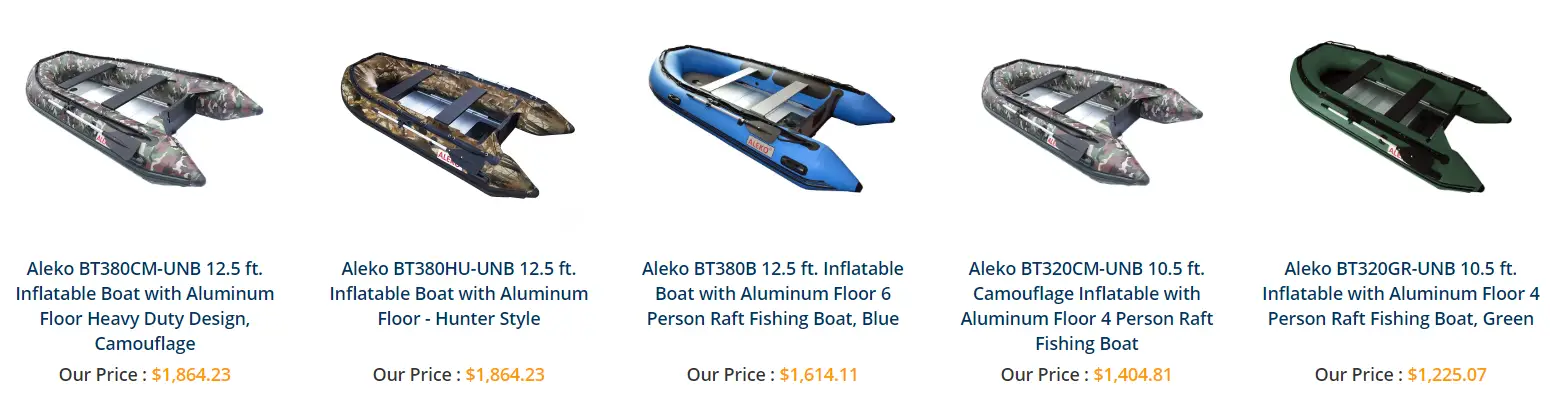 Get an inflatable boat
