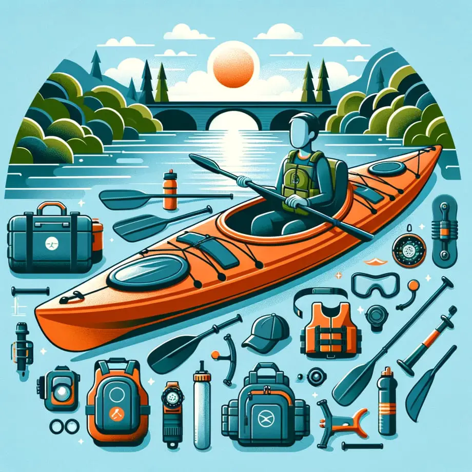 Which accessories should you take on a kayak?