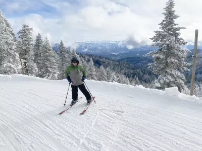 10-åriga skidor Alla 20 Idaho skidområden i en säsong